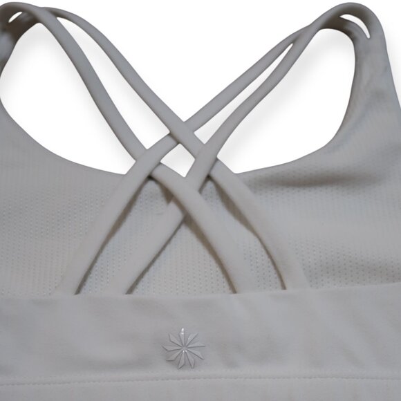Athleta Girl Upbeat Sports Bra White - Picture 6 of 7